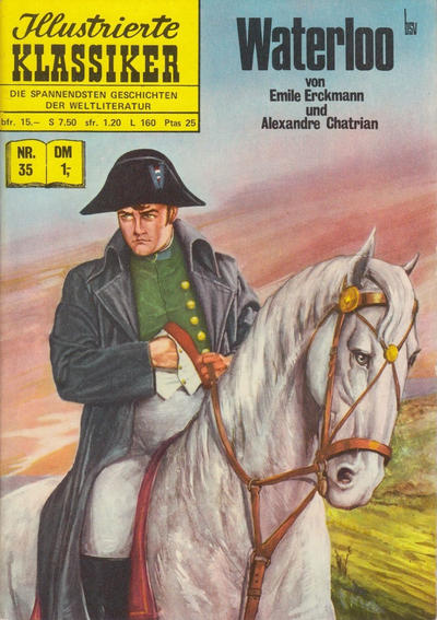 Cover for Illustrierte Klassiker [Classics Illustrated] (BSV - Williams, 1956 series) #35 - Waterloo [Gelbe Leiste - 5. Auflage]