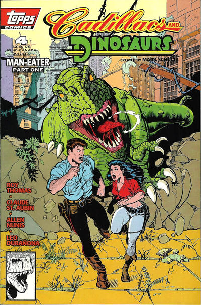 Cover for Cadillacs and Dinosaurs (Topps, 1994 series) #4 [Regular Edition]
