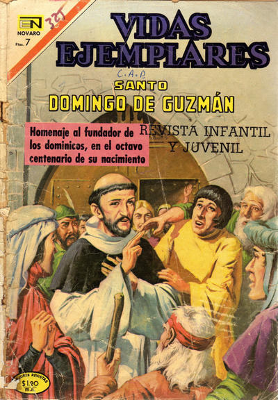 Cover for Vidas Ejemplares (Editorial Novaro, 1954 series) #325