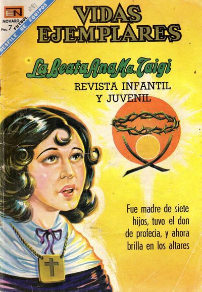 Cover for Vidas Ejemplares (Editorial Novaro, 1954 series) #281