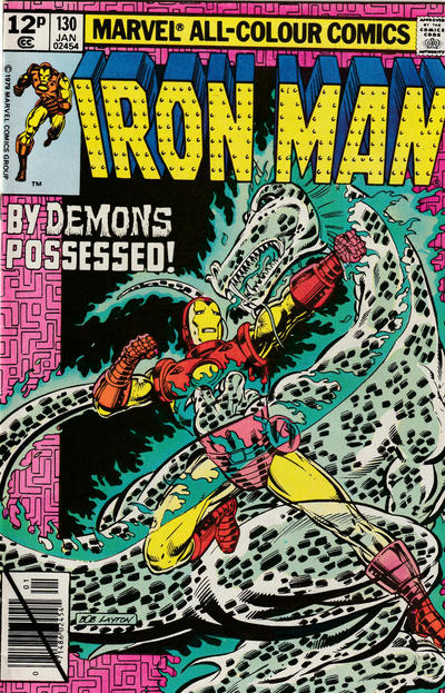 Cover for Iron Man (Marvel, 1968 series) #130 [British]