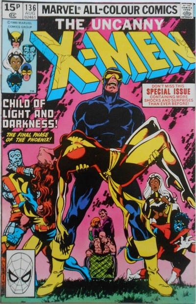 Cover for The X-Men (Marvel, 1963 series) #136 [British]