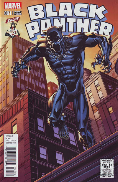 Cover for Black Panther (Marvel, 2016 series) #1 [CBLDF Exclusive Todd Nauck Variant]
