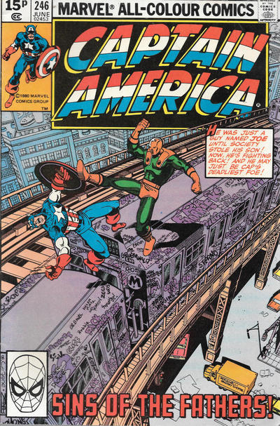 Cover for Captain America (Marvel, 1968 series) #246 [British]