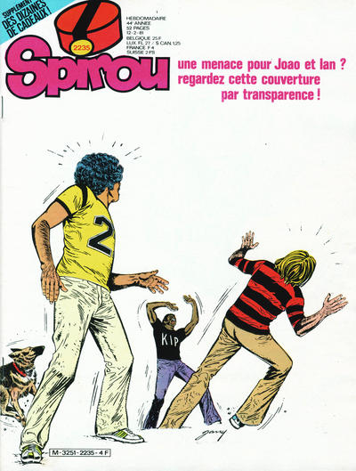 Cover for Spirou (Dupuis, 1947 series) #2235
