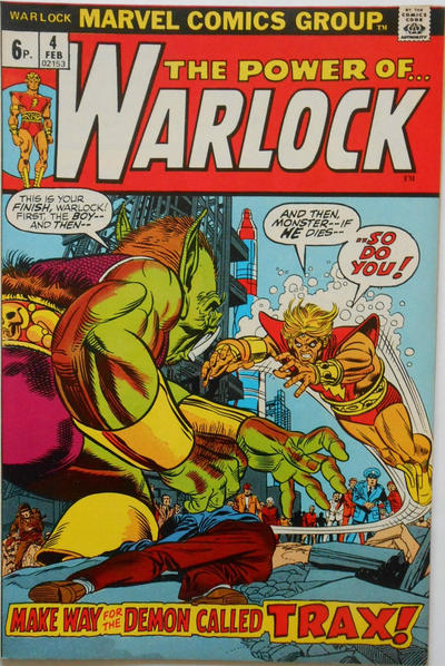 Cover for Warlock (Marvel, 1972 series) #4 [British]