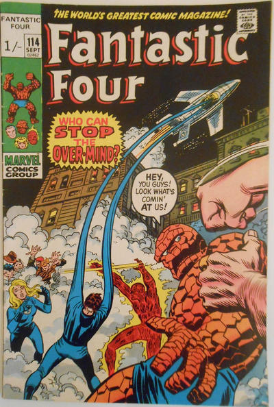 Cover for Fantastic Four (Marvel, 1961 series) #114 [British]