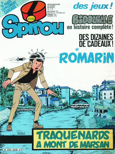 Cover for Spirou (Dupuis, 1947 series) #2236