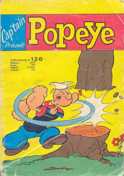 Cover for Cap'tain Présente Popeye (Société Française de Presse Illustrée (SFPI), 1964 series) #126