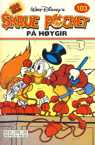Cover for Skrue Pocket (Hjemmet / Egmont, 1984 series) #103 - På høygir