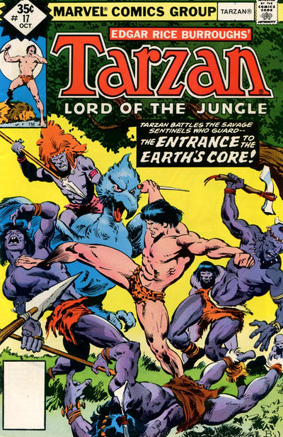Cover for Tarzan (Marvel, 1977 series) #17 [Whitman]