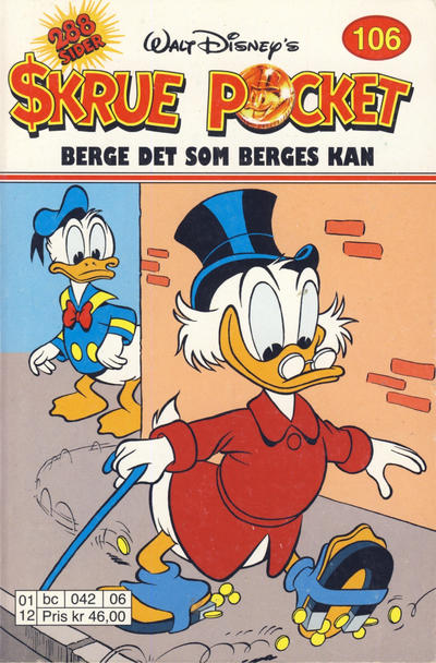 Cover for Skrue Pocket (Hjemmet / Egmont, 1984 series) #106 - Berge det som berges kan
