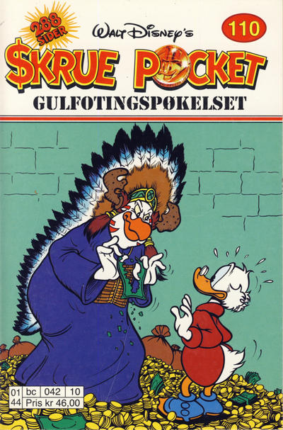 Cover for Skrue Pocket (Hjemmet / Egmont, 1984 series) #110 - Gulfotingspøkelset