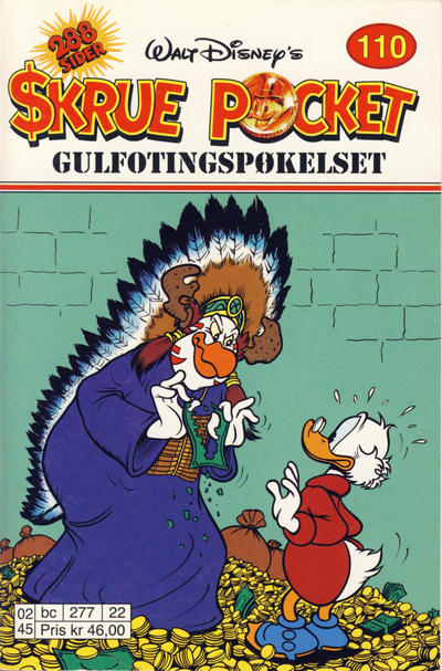 Cover for Skrue Pocket (Hjemmet / Egmont, 1984 series) #110 - Gulfotingspøkelset [Reutsendelse]