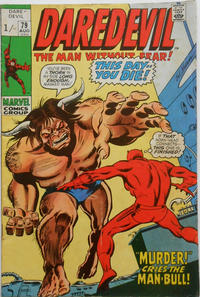 Cover Thumbnail for Daredevil (Marvel, 1964 series) #79 [British]