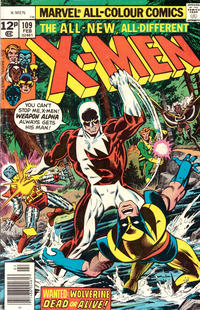Cover Thumbnail for The X-Men (Marvel, 1963 series) #109 [British]
