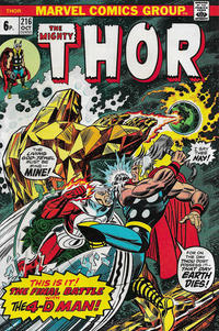 Cover Thumbnail for Thor (Marvel, 1966 series) #216 [British]