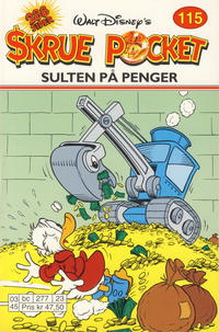 Cover Thumbnail for Skrue Pocket (Hjemmet / Egmont, 1984 series) #115 - Sulten på penger [Reutsendelse]
