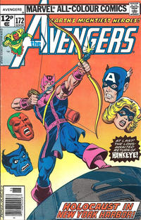Cover Thumbnail for The Avengers (Marvel, 1963 series) #172 [British]