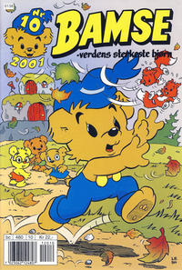 Cover Thumbnail for Bamse (Hjemmet / Egmont, 1991 series) #10/2001