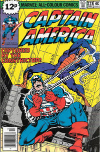Cover for Captain America (Marvel, 1968 series) #228 [British]