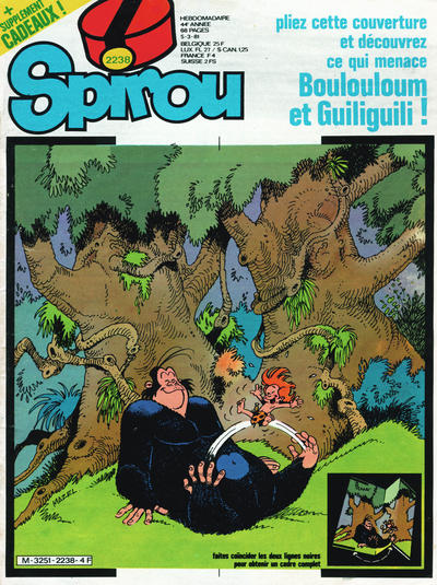 Cover for Spirou (Dupuis, 1947 series) #2238