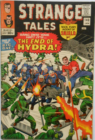 Cover for Strange Tales (Marvel, 1951 series) #140 [British]