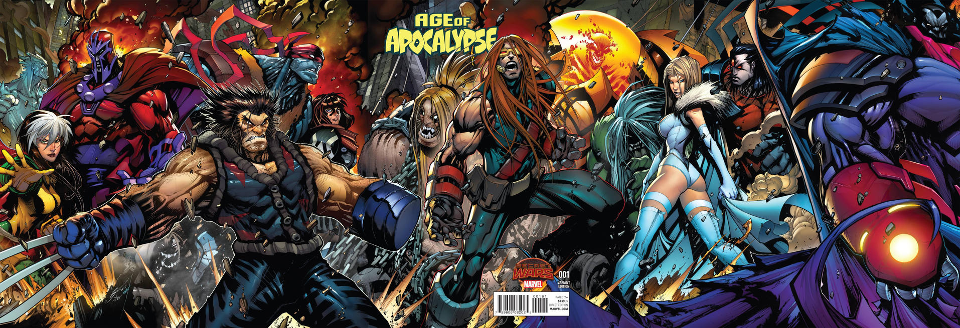 Cover for Age of Apocalypse (Marvel, 2015 series) #1 [Incentive Gerardo Sandoval Gatefold Poster Variant]