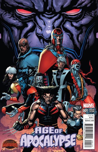 Cover for Age of Apocalypse (Marvel, 2015 series) #1 [Incentive Andy Clarke Promo Variant]