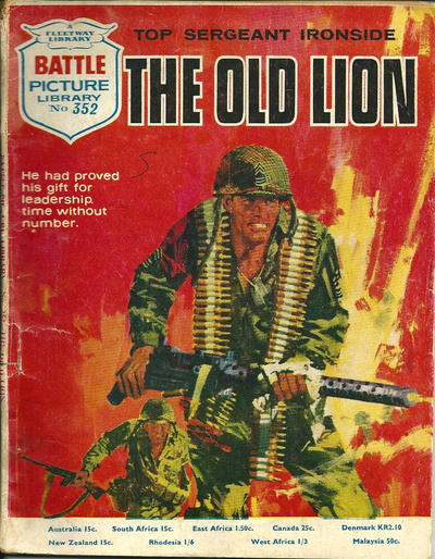 Cover for Battle Picture Library (IPC, 1961 series) #352 [Overseas]