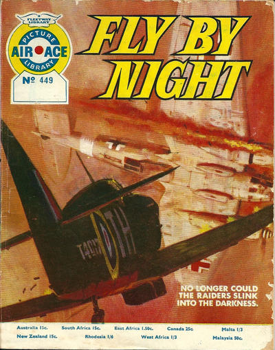 Cover for Air Ace Picture Library (IPC, 1960 series) #449 [Overseas edition.]