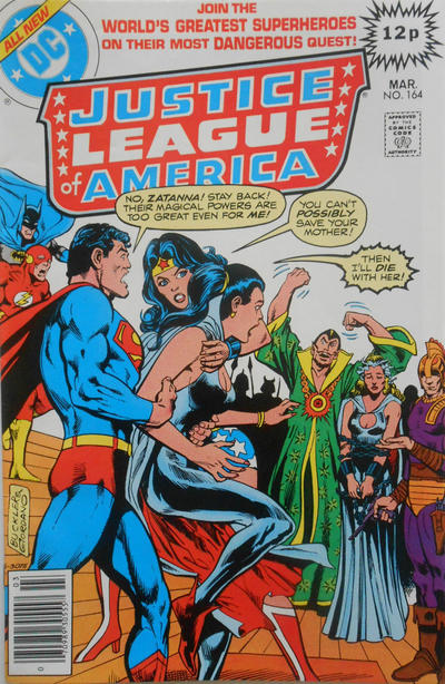 Cover for Justice League of America (DC, 1960 series) #164 [British]