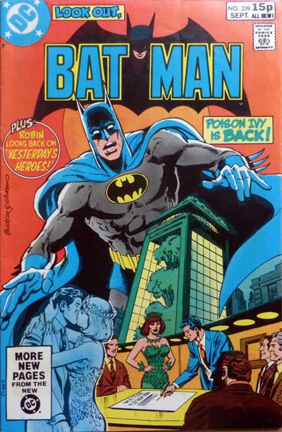 Cover for Batman (DC, 1940 series) #339 [British]