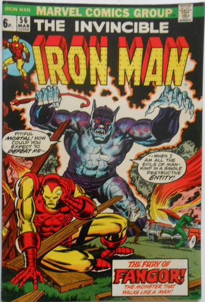 Cover for Iron Man (Marvel, 1968 series) #56 [British]