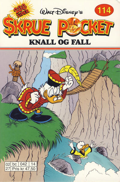 Cover for Skrue Pocket (Hjemmet / Egmont, 1984 series) #114 - Knall og fall