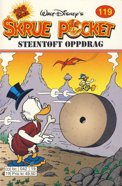 Cover for Skrue Pocket (Hjemmet / Egmont, 1984 series) #119 - Steintøft oppdrag