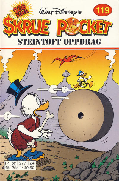 Cover for Skrue Pocket (Hjemmet / Egmont, 1984 series) #119 - Steintøft oppdrag [Reutsendelse]