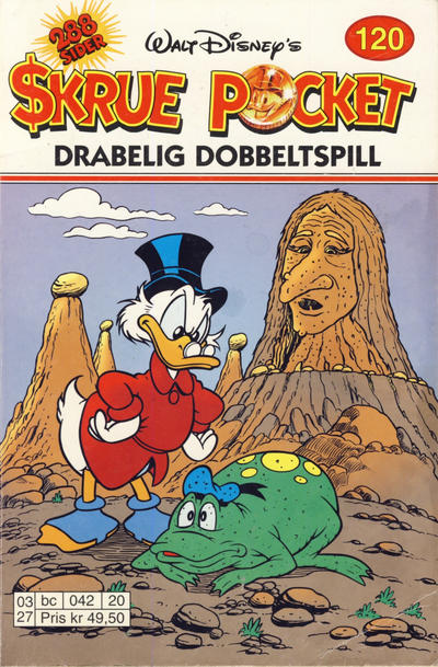 Cover for Skrue Pocket (Hjemmet / Egmont, 1984 series) #120 - Drabelig dobbeltspill