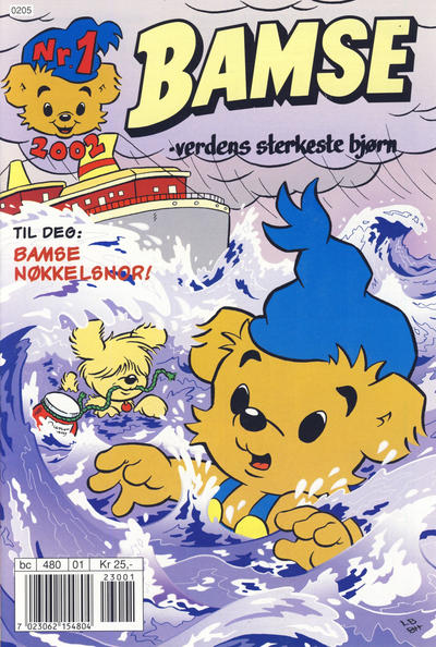 Cover for Bamse (Hjemmet / Egmont, 1991 series) #1/2002