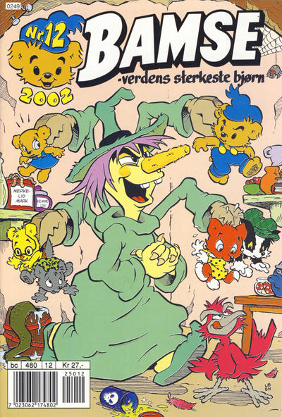 Cover for Bamse (Hjemmet / Egmont, 1991 series) #12/2002