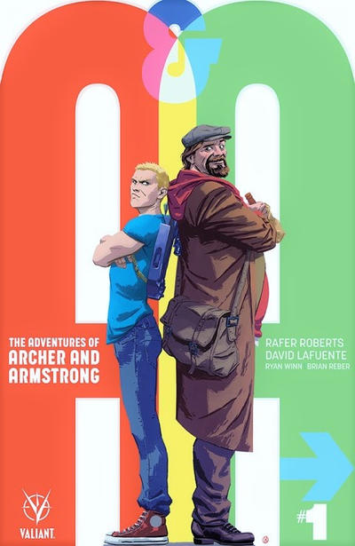 Cover for A&A: The Adventures of Archer & Armstrong (Valiant Entertainment, 2016 series) #1 [Cover B - Kano]