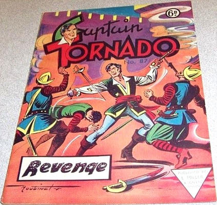 Cover for Captain Tornado (L. Miller & Son, 1952 series) #87