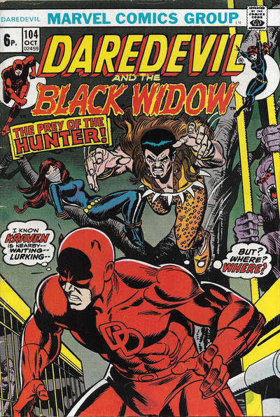 Cover for Daredevil (Marvel, 1964 series) #104 [British]