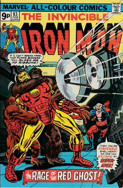 Cover for Iron Man (Marvel, 1968 series) #83 [British]