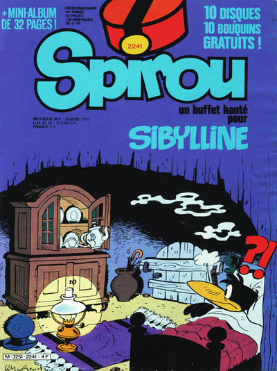Cover for Spirou (Dupuis, 1947 series) #2241