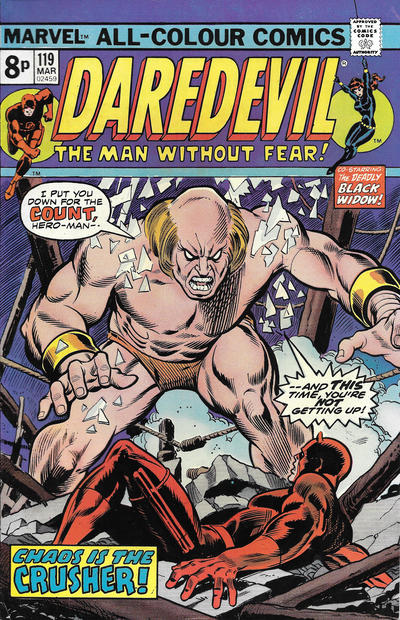 Cover for Daredevil (Marvel, 1964 series) #119 [British]