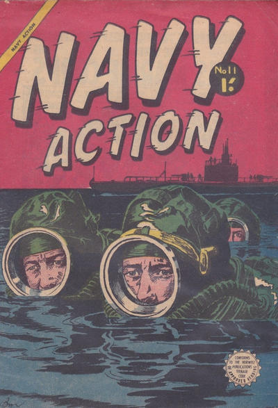 Cover for Navy Action (Horwitz, 1954 ? series) #11