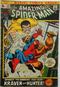 Cover Thumbnail for The Amazing Spider-Man (Marvel, 1963 series) #111 [British]