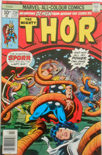 Cover for Thor (Marvel, 1966 series) #256 [British]