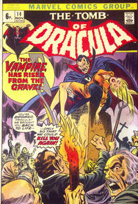 Cover Thumbnail for Tomb of Dracula (Marvel, 1972 series) #14 [British]